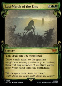 Last March of the Ents The Lord of the Rings- Tales of Middle-earth Scroll Frame